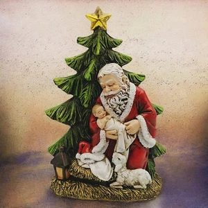 Joseph Studio by Roman, Inc Kneeling Santa The Promise of Christmas Figurine - Picture 1 of 10