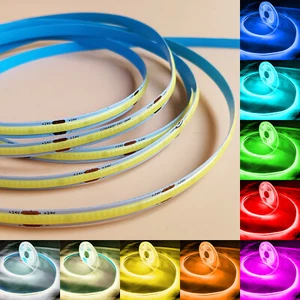 Wholesale 12V 24V COB LED Flexible Strip Light Tape Rope 320LEDs 480LEDs Ra 85 - Picture 1 of 20