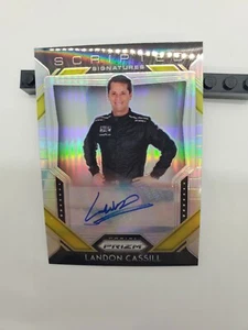 2020 Prizm NASCAR Racing Scripted Signatures Autograph Landon Cassill - Picture 1 of 2