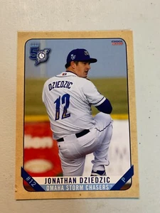 2018 Jonathan Dziedzic Card Omaha Storm Chasers Team Card - Picture 1 of 1