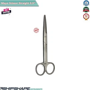 Mayo Scissor Straight 5.5" Operating Surgical Medical Instrument German Steel CE - Picture 1 of 8