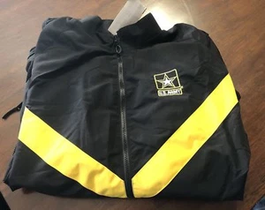 New US Army APFU  Army Physical Fitness  Jacket Black & Gold-Women's XSmall/R - Picture 1 of 1