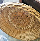 Bamboo Cane Art Deco Ceylon Tropical Container Bread Bucket Basket Sri Lanka Eco