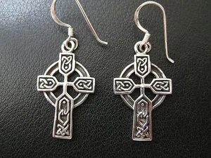 Pendientes Cruz Celta Plata 925 Cruz Celta / KA 765 o - Imagen 1 de 8