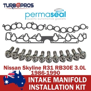 Permaseal Intake Manifold Titanium Stud & Gasket Kit For Nissan Skyline R31 3.0L - Bild 1 von 6