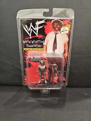 Placo Toys WWF World Wrestling Federation Mankind Keychain New Vintage 1998 - Image 1 of 3
