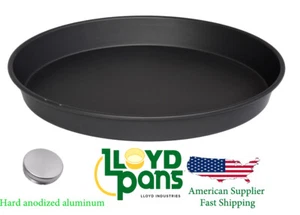 Sartén de pizza profesional de 11 14 pulgadas de profundidad aluminio anodizado duro stock de EE. UU. - Imagen 1 de 12