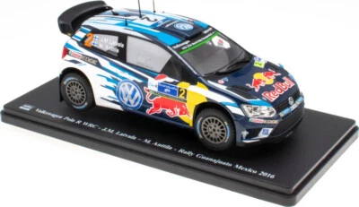1:24 MAG NW03 Jari-Matti Latvala Volkswagen Polo R WRC Mexico 2016 - Image 1 of 4