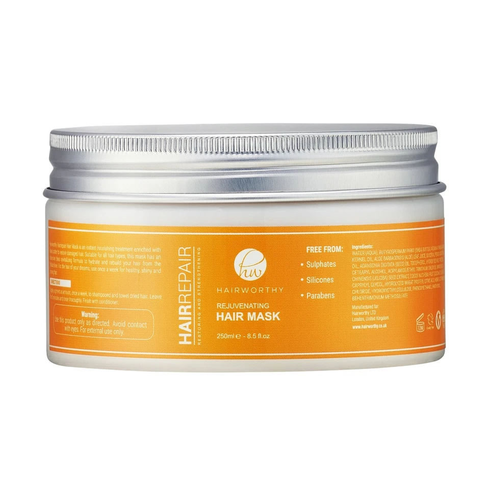 Hairworthy Hairrepair Rejuvenating Hair Mask for Soft, Shiny and Healthy Hair. - Image 1 of 4