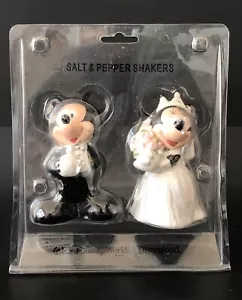 Salero y pimentero Disney Mickey y Minnie Mouse para novios parques de Disney - Imagen 1 de 8