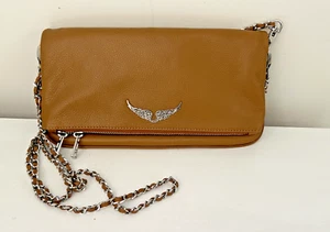 Bolso Bandolera ZADIG & VOLTAIRE Cuero Tostado - $500 ¡COMO NUEVO! - Imagen 1 de 6