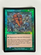 MTG FOIL URZA'S DESTINY ANCIENT SILVERBACK EX MAGIC THE GATHERING RARE CREATURE