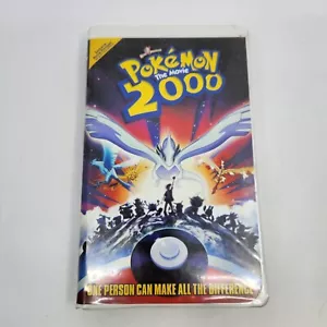 Vtg Pokémon the Movie 2000 VHS Clamshell Pikachus Rescue Adventure Pre-owned - Picture 1 of 15