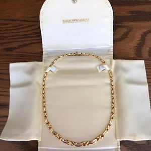 Bailey Banks & Biddle 14kt diamond necklace 17" length, 1 ctw diamond 31.3 grams - Picture 1 of 4
