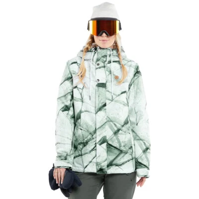 Volcom Bolt Insulated Damen-Skijacke Snowboardjacke Schneejacke Jacke White Ice - Bild 1 von 4