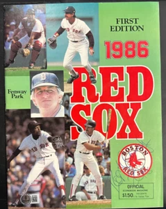 Roger Clemens Autographed 1986 Red Sox 20 Strikeout Game Program W/20K Ins BAS - Picture 1 of 5