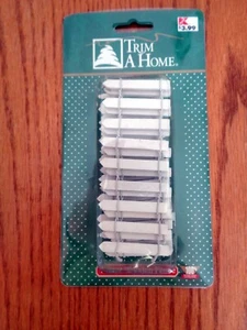 Trim A Home White Village Holzzaun, ap. 34", Neu in Verpackung, Weihnachtsdorf - Bild 1 von 3