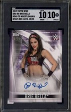 2019 Topps WWE Diva's Revolution Autograph Brie Bella Auto /25 SGC 10