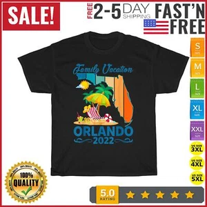Family Vacation Orlando 2022 Florida Beach Summer Trip Vintage T Shirt Men Women - Picture 1 of 9