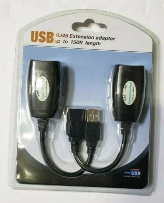 New Comprehensive Extension Adapter USB RJ45 up to 150ft length - Image 1 of 2