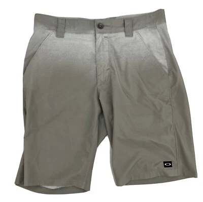 Pantalones Cortos de Golf Oakley Control Frente Plano Para Hombre Talla 30 10" Dos Tonos Beige Foto 1 de 4