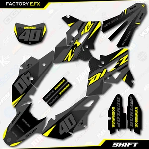 Gray & Yellow Shift Polisport Restyle Graphics Kit fits Suzuki Drz400 Drz400sm - Foto 1 di 8