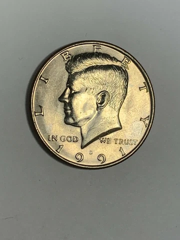 1991-D Clad Kennedy Half Dollar Cover