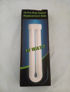 Replacement Bulb for Zap T6 Pro, T8, T9,X3 Bug Zapper, 15W, 4-Pin Base, U-Tub... - Picture 1 of 5