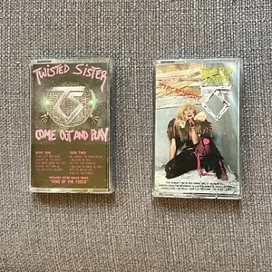 Lot of 2 Twisted Sister Cassette Tapes Stay Hungry - Come Out and Play Tested! - Picture 1 of 1