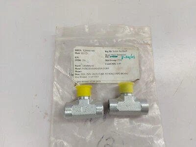 Té PARKER-HANNIFIN 3/8 MMS-SS 3/8 Po En Tube À Raccord Male - Photo 1/4