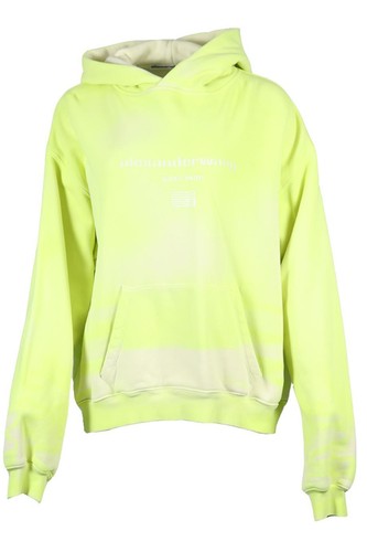 FELPA CON CAPPUCCIO MEDIA MISTO COTONE ALEXANDER WANG