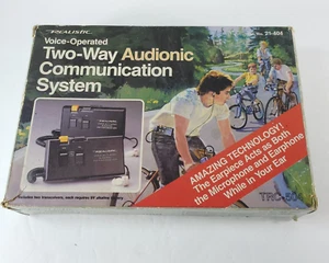 RADIO SHACK TRC-504, Sistema de Comunicación Bidireccional Accionado por Voz Audiónica - Imagen 1 de 5