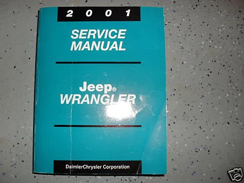 Manual De Taller De Reparación De Servicio Nuevo JEEP WRANGLER 2001 - Imagen 1 de 1