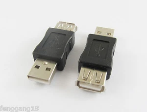 5x USB 2.0 A Male Plug To USB Female Adapter Converter Connector Gender Changer - Picture 1 of 10