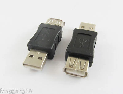 10x USB 2.0 A Male Plug To USB Female Adapter Converter Connector Gender Changer - Image 1 of 4