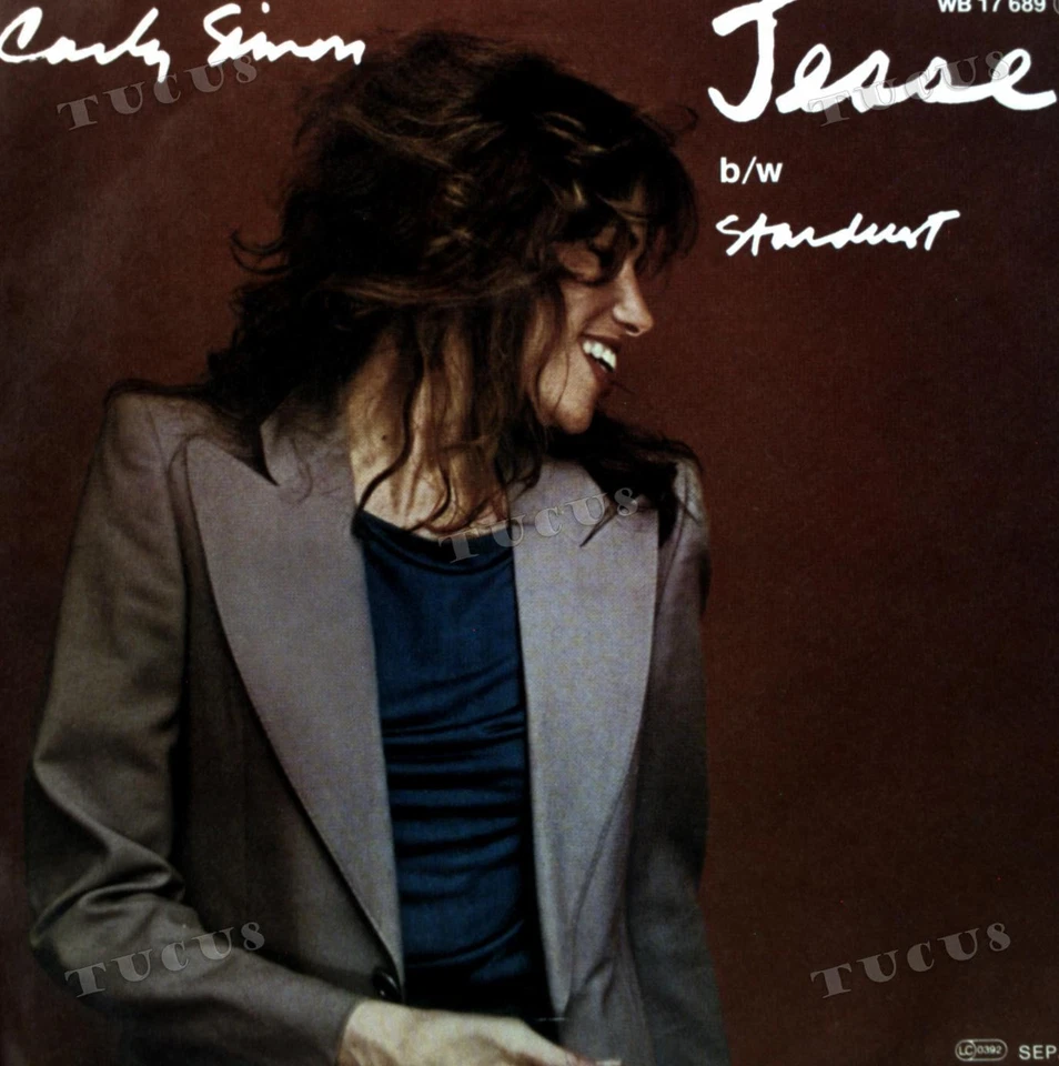 Carly Simon - Jesse / Stardust 7in 1980 (VG+/VG+) '* - Image 1 of 1