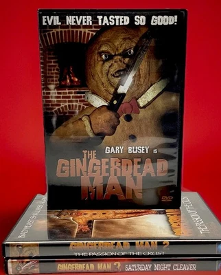 Gingerdead Man 1 2 3 Horror DVD Lot Passion Of The Crust Saturday Night Cleaver - Image 1 of 4