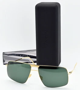 MYKITA Sonnenbrille LITE SUN LEIF 62-15 135 COL013 Gold Shine Pentagonal M-L New - Bild 1 von 14