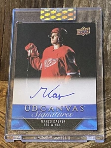 2023-24 Clear Cut Marco Kasper Auto UD Canvas Signatures - Bild 1 von 2