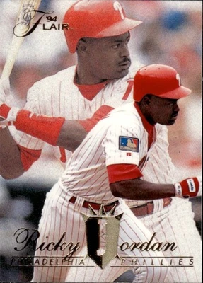1994 Flair Ricky Jordan #414 - Image 1 of 2
