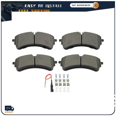 4Pcs Rear Semi-Metallic Brake Pads For Ford Transit-350 HD 2020 2021 2022 2023 - Image 1 of 4