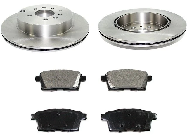 Pastilha de freio traseira e kit de rotor para 2007-2015 Mazda CX9 2011 2012 2008 2010 PG347DF - Imagem 1 de 1