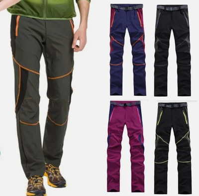 Herren Damen Softshellhose Outdoor Wanderhose Trekking Quick Dry Dünne Hosen - Bild 1 von 4