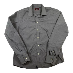 Untuckit Orville Men’s M Slim Fit Blue Long Sleeve Button Front Shirt - Picture 1 of 6