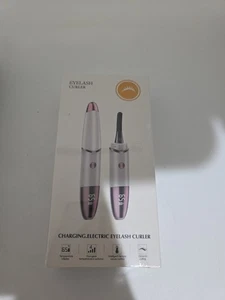 USB Electric Heated Eyelash Curler Long Lasting LCD 3D Lashes Perm Curling Tool - Picture 1 of 8