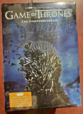 Game of Thrones Complete Series DVD 38-Disc Box Set Seasons 1-8 Brand New Sealed Foto 1 de 2
