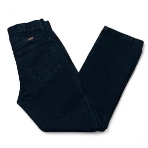 Vintage 90s Black Rustler Denim Straight Leg Jeans 32x30” - Bild 1 von 8