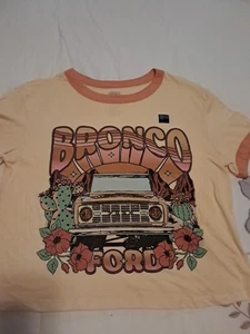 Ford Bronco T-Shirt Neu mit Etikett Golden Größe LG Damen... Karton D - Bild 1 von 7