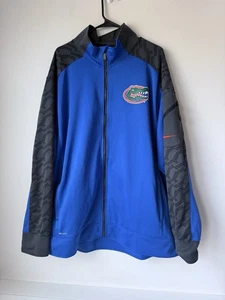 Nike Florida Gators Giacca Uomo 3XL Blu Calcio Full Zip Dri Fit Tuta - Foto 1 di 12