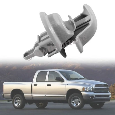 Sun Visor Clip Replace Gray 1DC48TL2AA For 2002-2005 Dodge Ram 1500 2500 3500 Foto 1 de 4